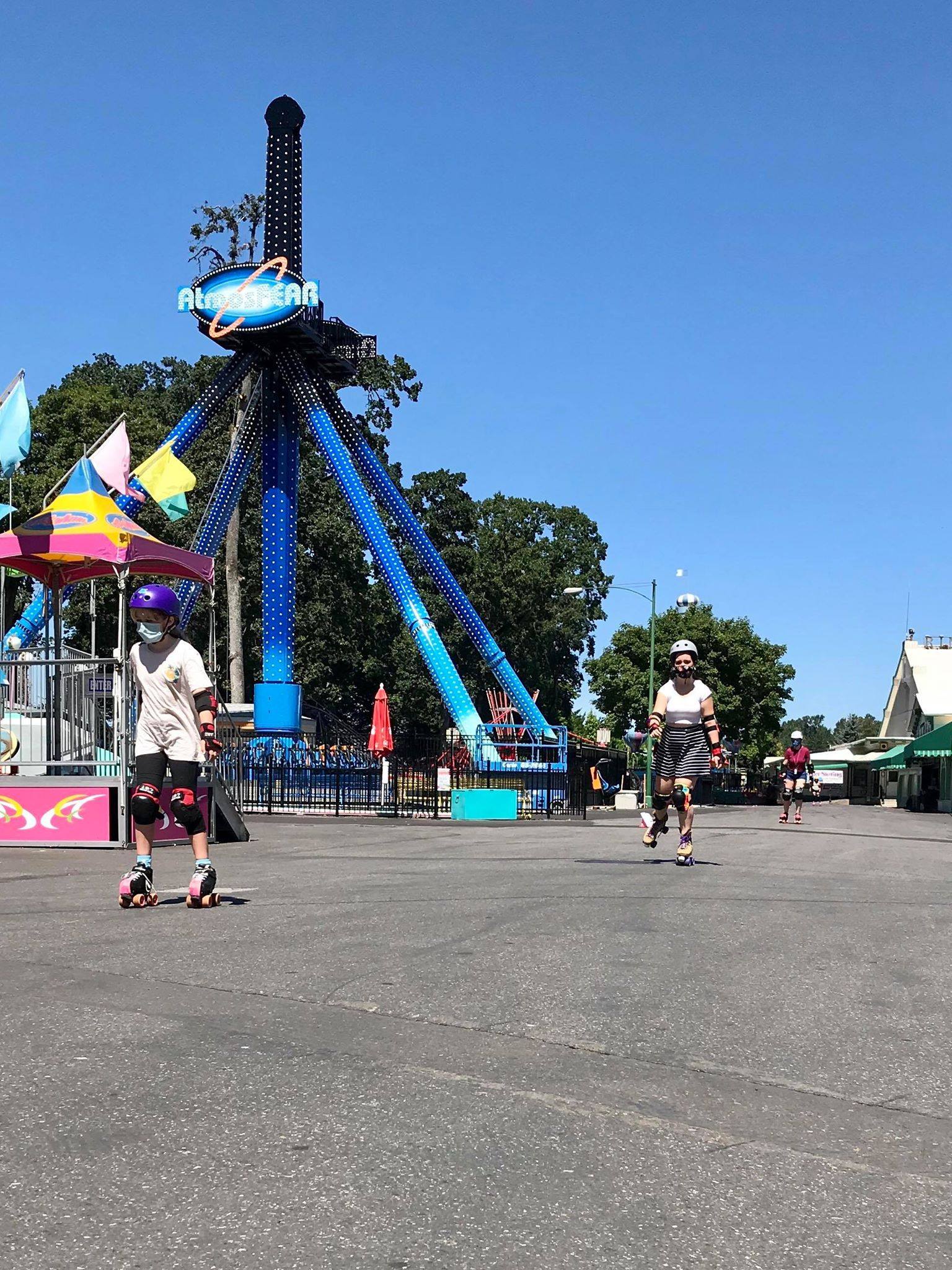 8/16 Rose City Rollers Present Outdoor Skating at Oaks Amusement